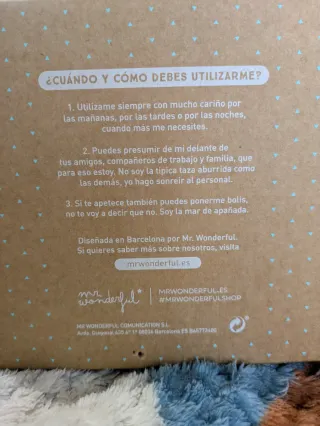 Taza Mr Wonderful Me pones UN HUEVO