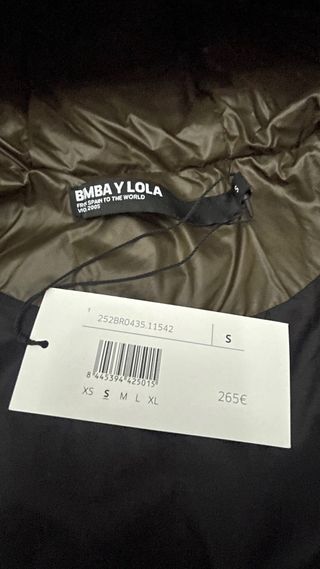Plumífero Bimba y Lola verde