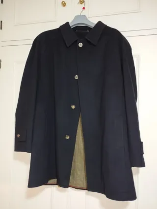 Cappotto da uomo blu lobo marino