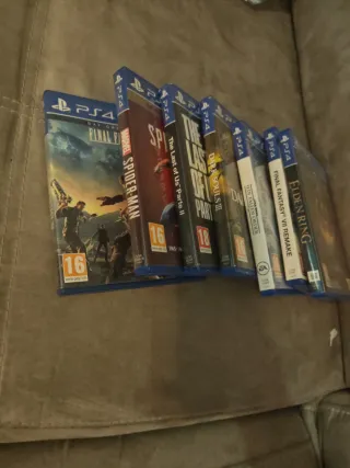 Pack 9 Juegos PS4: Spider-Man, Elden Ring, TLoU2