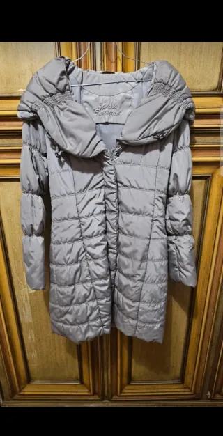 Giaccone imbottito donna grigio