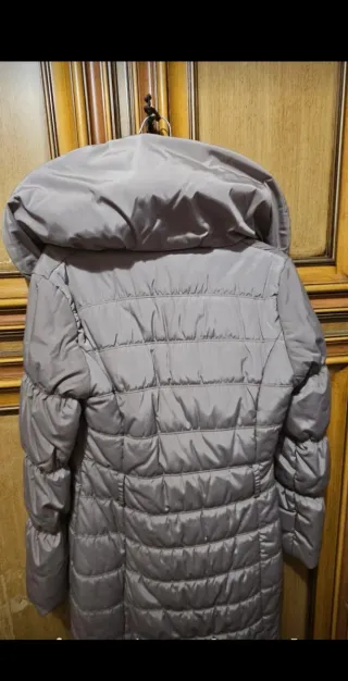 Giaccone imbottito donna grigio