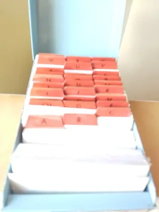 Archivador metálico antiguo marca Preplan