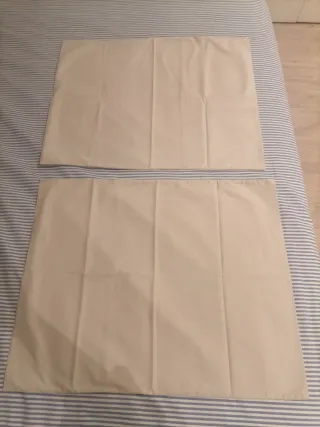 2 Cojines beige IKEA