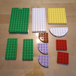 Lote placas Lego Duplo Original