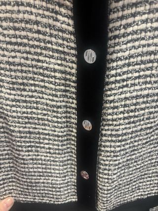 Mono Maje tweed blanco y negro T38