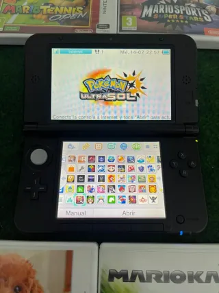 Nintendo 3DS XL Blu grigio