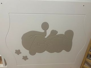 Culla Trama bianca con orso