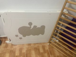 Culla Trama bianca con orso