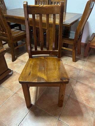 Mesa comedor madera maciza