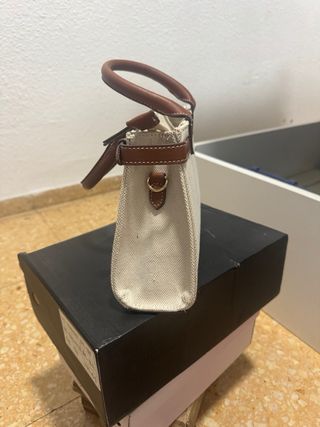 Bolso pequeño Primark beige y marrón