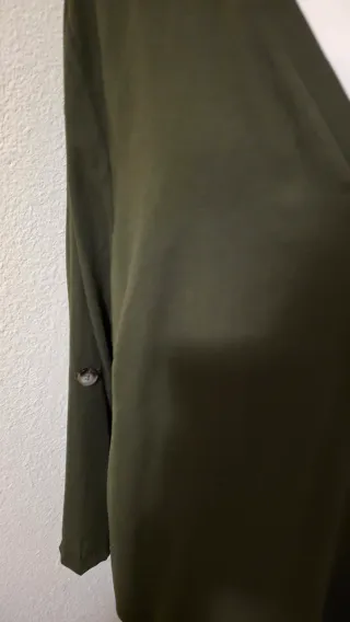 Vestido Túnica Oversize Verde Militar Talla Única