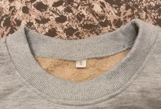 Sudadera de invierno con forro interior.