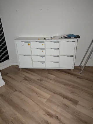 Estantería modular blanca Ikea