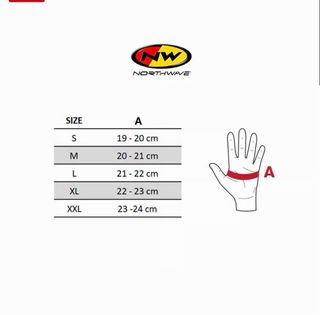 Guantes Northwave Invierno Nuevos Talla M