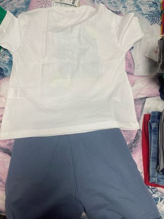3 Conjunto Benetton Talla 6/7 + Pantalón
