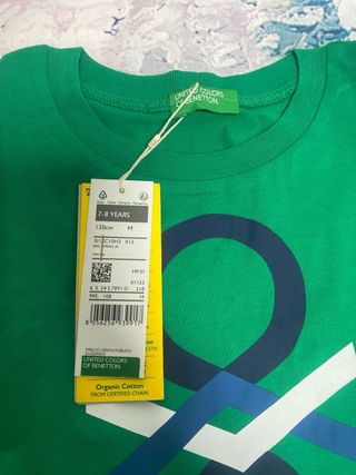 3 Conjunto Benetton Talla 6/7 + Pantalón
