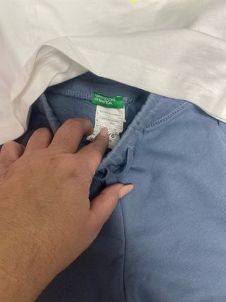 3 Conjunto Benetton Talla 6/7 + Pantalón