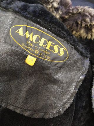 Abrigo marca AMORESS STOCKHOLM Piel (Vintage)