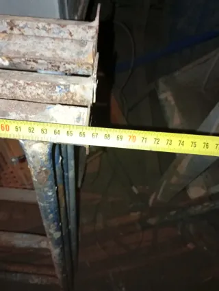 Andamio Plegable Metálico Azul