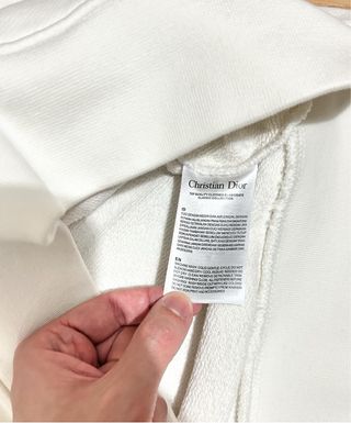 Sudadera Dior Blanca - Talla M - Como nueva