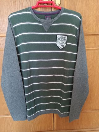 Jersey Springfield Rayas Verde Talla L