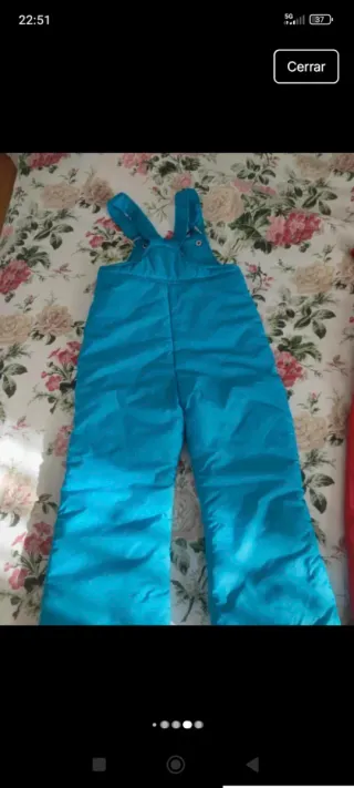 Petos de esquí talla 4 años