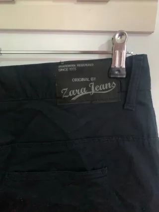 Pantalón Zara Azul Marino Hombre talla 44