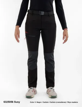 Pantalón Trekking Mujer Poliéster/Elastano