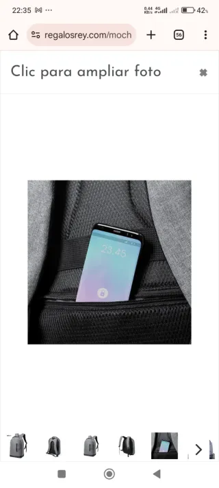 Mochila antirobo bulman