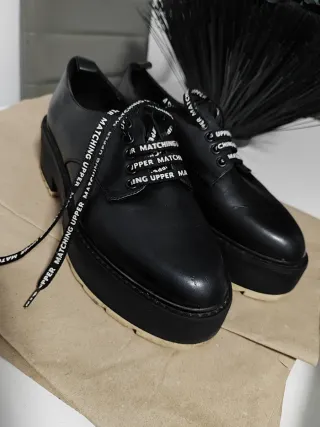 Mocasines plataforma negros