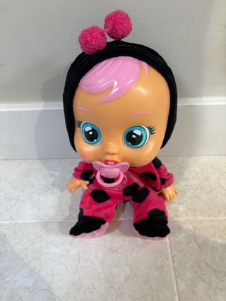 Bebé Llorón con traje de mariquita