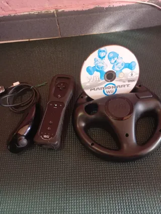 Lote Wii: Volante, Mando y Mario Kart