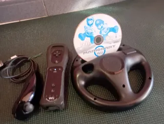 Lote Wii: Volante, Mando y Mario Kart