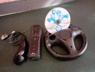 Lote Wii: Volante, Mando y Mario Kart