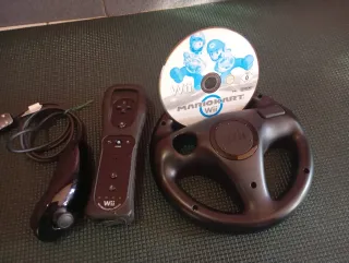 Lote Wii: Volante, Mando y Mario Kart