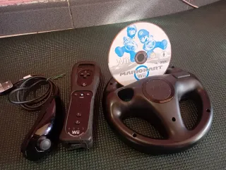 Lote Wii: Volante, Mando y Mario Kart