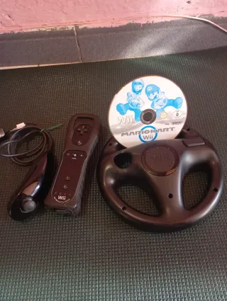 Lote Wii: Volante, Mando y Mario Kart