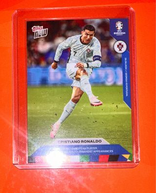 Carta Cristiano Ronaldo Topps NOW Euro 2024
