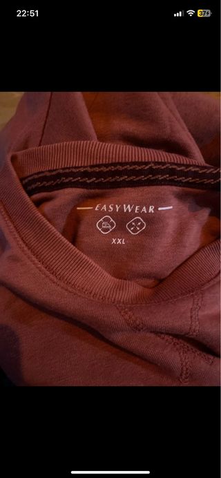 Sudadera Easy Wear Hombre Roja