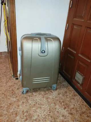 Maleta de bodega color oro/gris