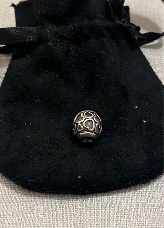 Pandora Charm Corazones Fondo Rosa Plata