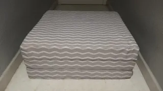 Colchón individual plegable 3 partes