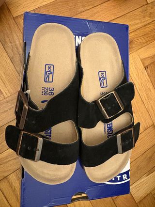 Birkenstock Talla 36 Negro
