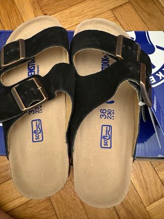 Birkenstock Talla 36 Negro