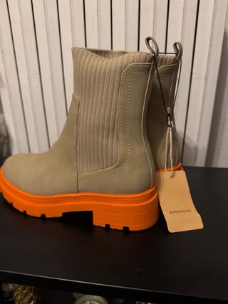 Stivali Promod beige/arancio taglia 38 nuovi