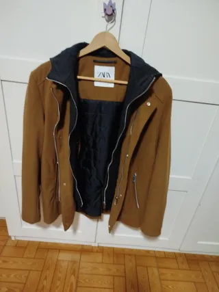 Cazadora Zara caballero efecto sudadera