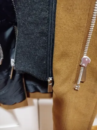 Cazadora Zara caballero efecto sudadera