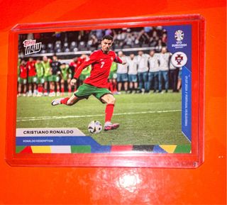 Carta collezionabile Cristiano Ronaldo Topps Now Euro 2024
