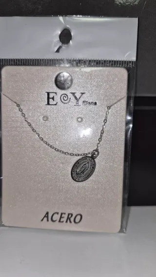 Collar E&Y Elena Baño Oro Cruz Circonitas